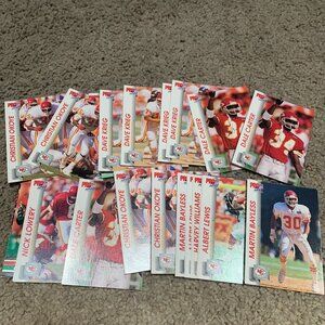 24ct 1992 Pro Set Kansas City Chiefs Football Trading Cards EX MNT